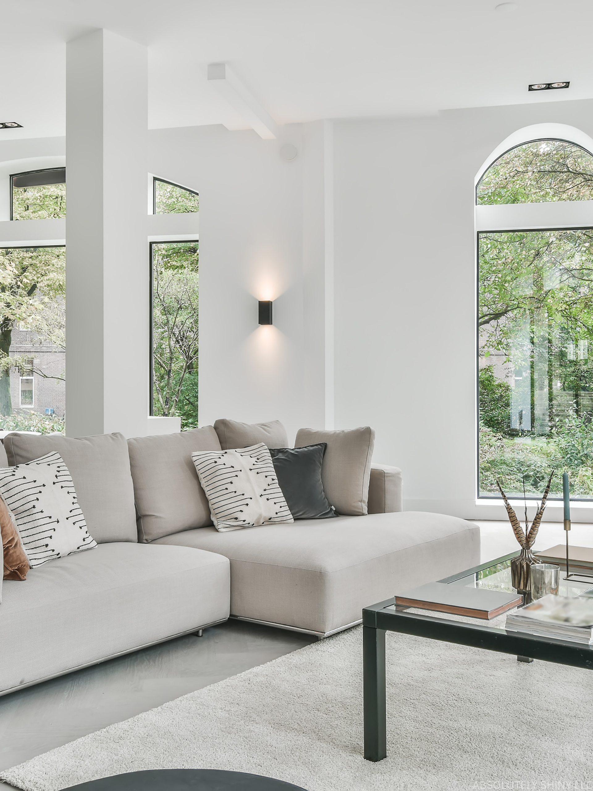 Clean luxury home interior